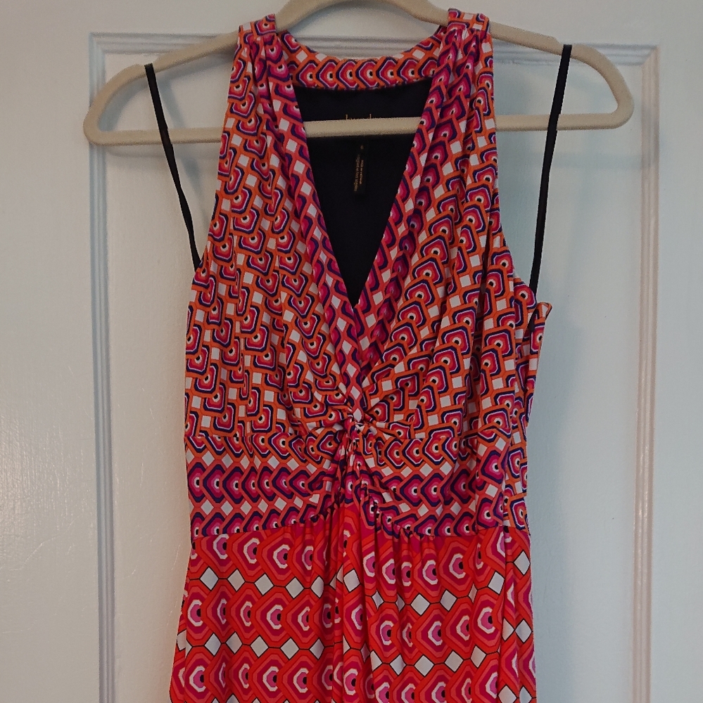 Deep V-neck dress
